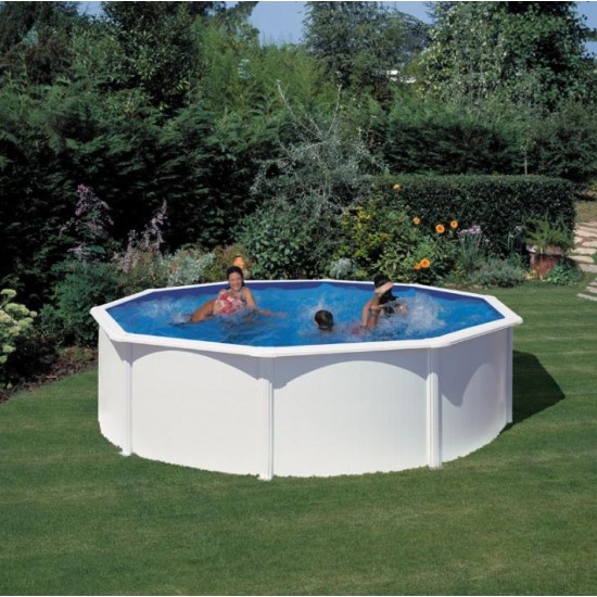 Piscine Ronde Acier - Fidji: Ø 460 x H.120 cm