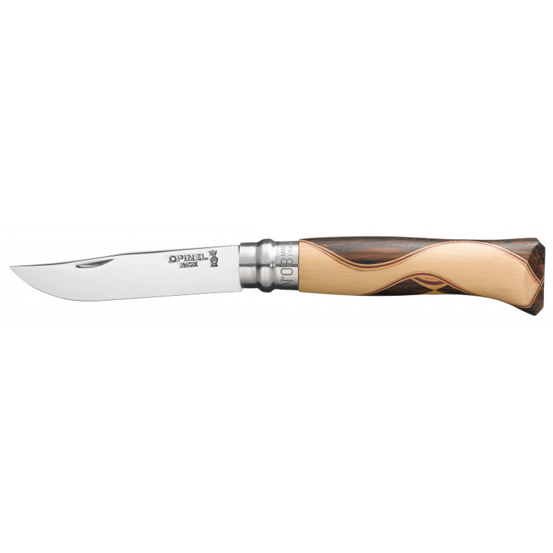 Couteau Opinel - N°8 Luxe Chaperon Inox