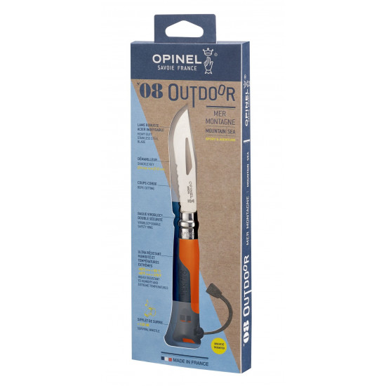 Couteau Opinel - N°8 Outdoor Orange