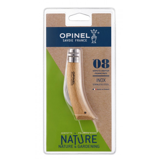 Blister Serpette-Greffoir Opinel - N°8 Inox